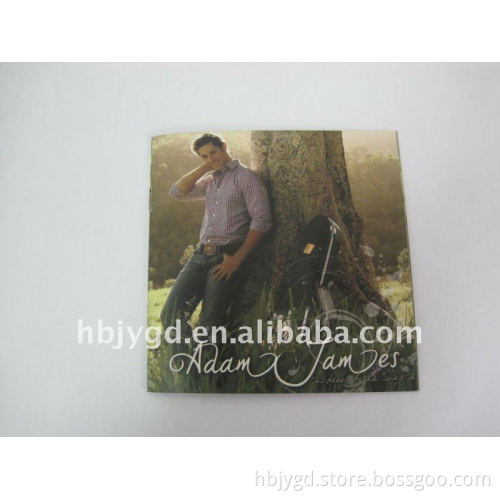 CD cover booklet